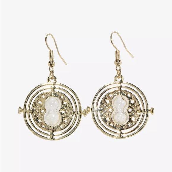 Harry Potter Time-Turner Drop Earrings NWT - Picture 2 of 2